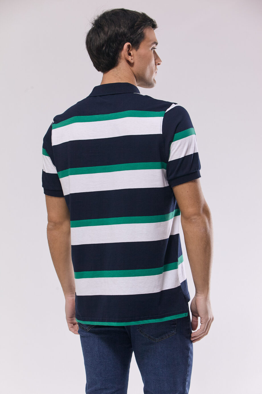 Polo rayada de jersey