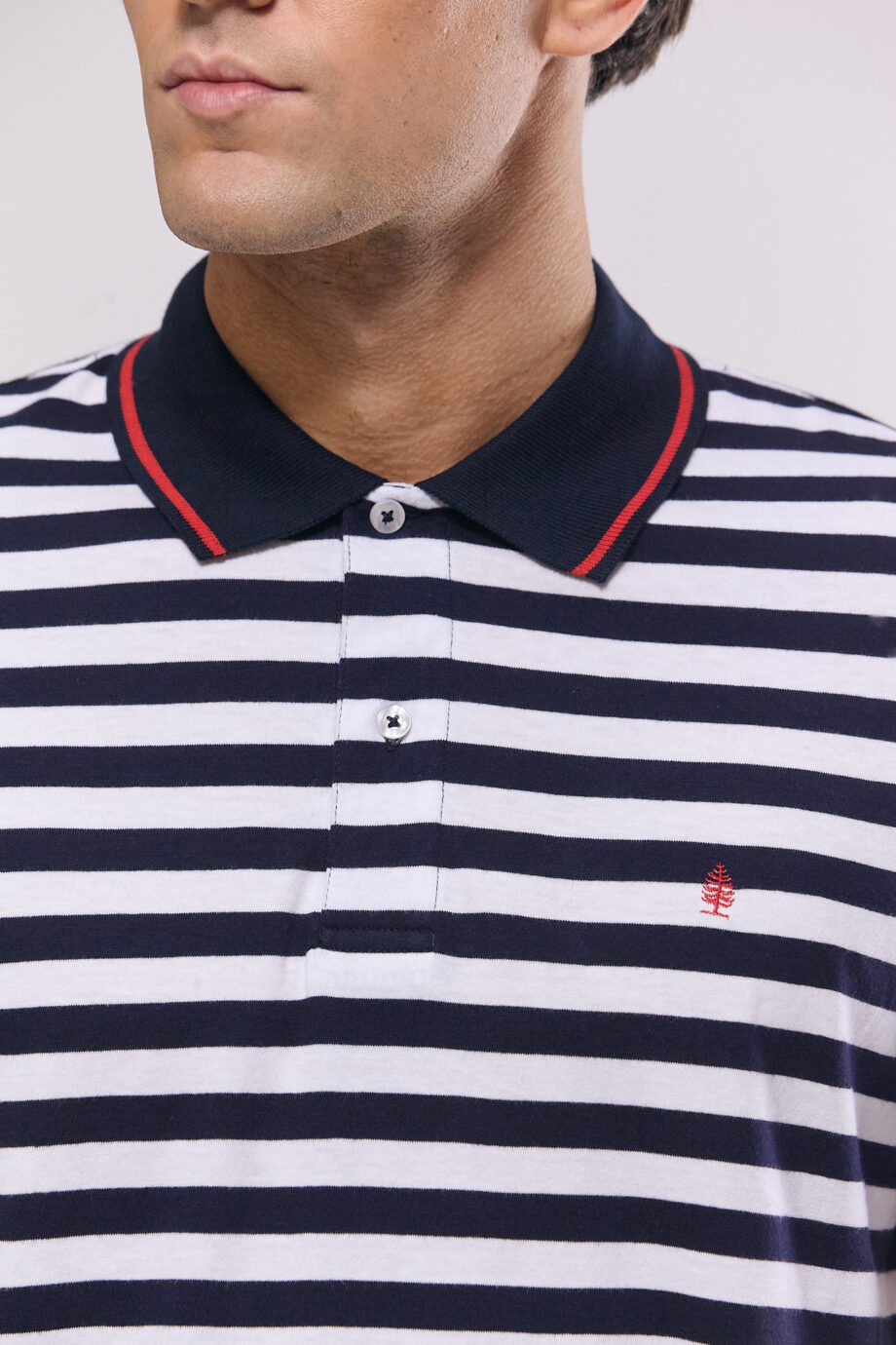 Polo rayada de jersey