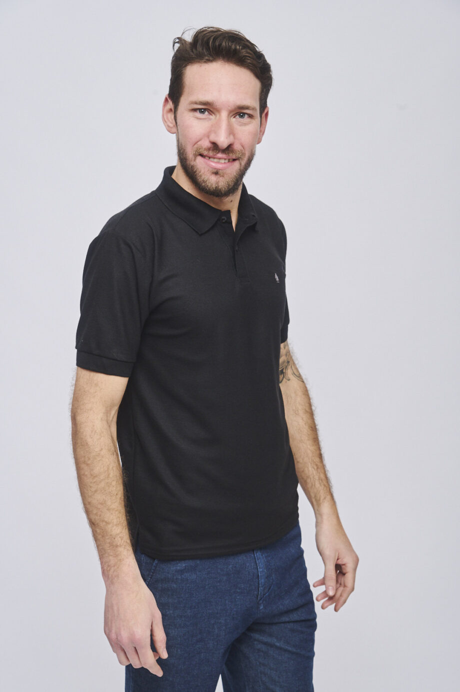 Polo de piqué liso