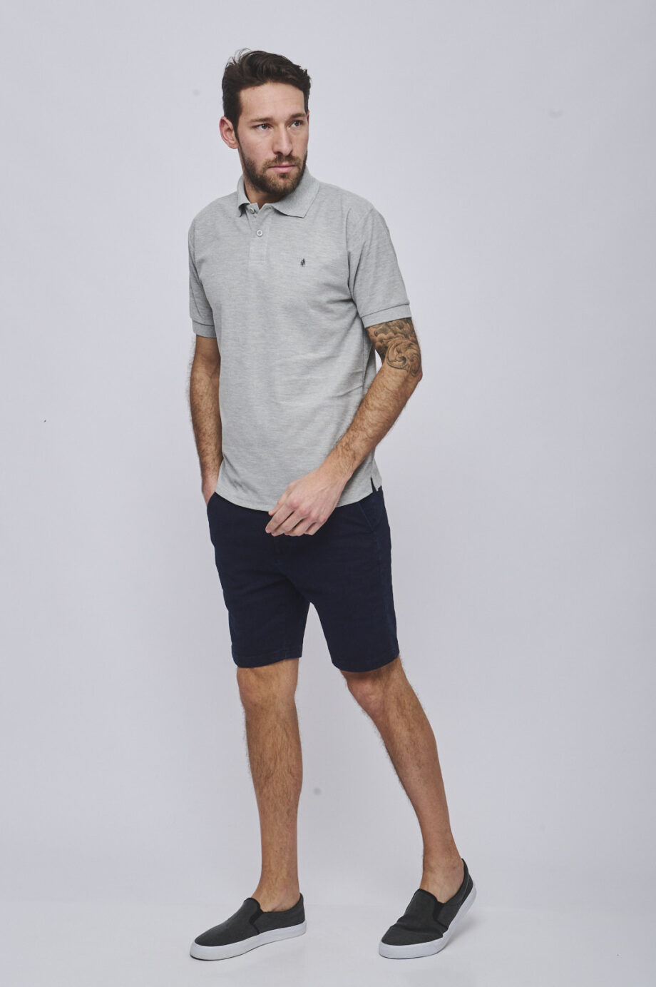 Polo de piqué liso