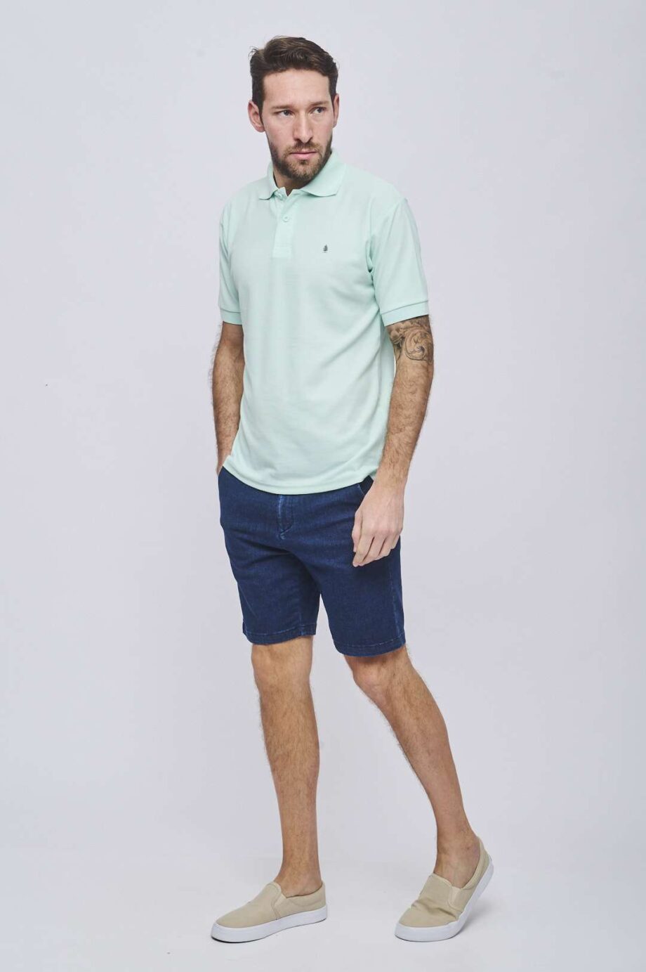 Polo de piqué liso