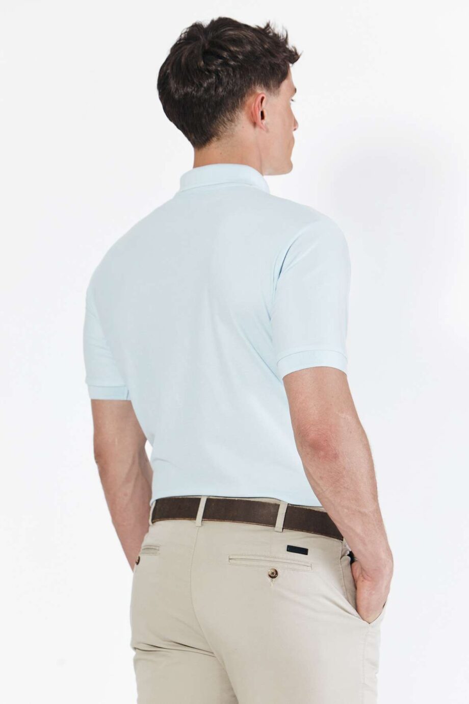 Polo de piqué liso