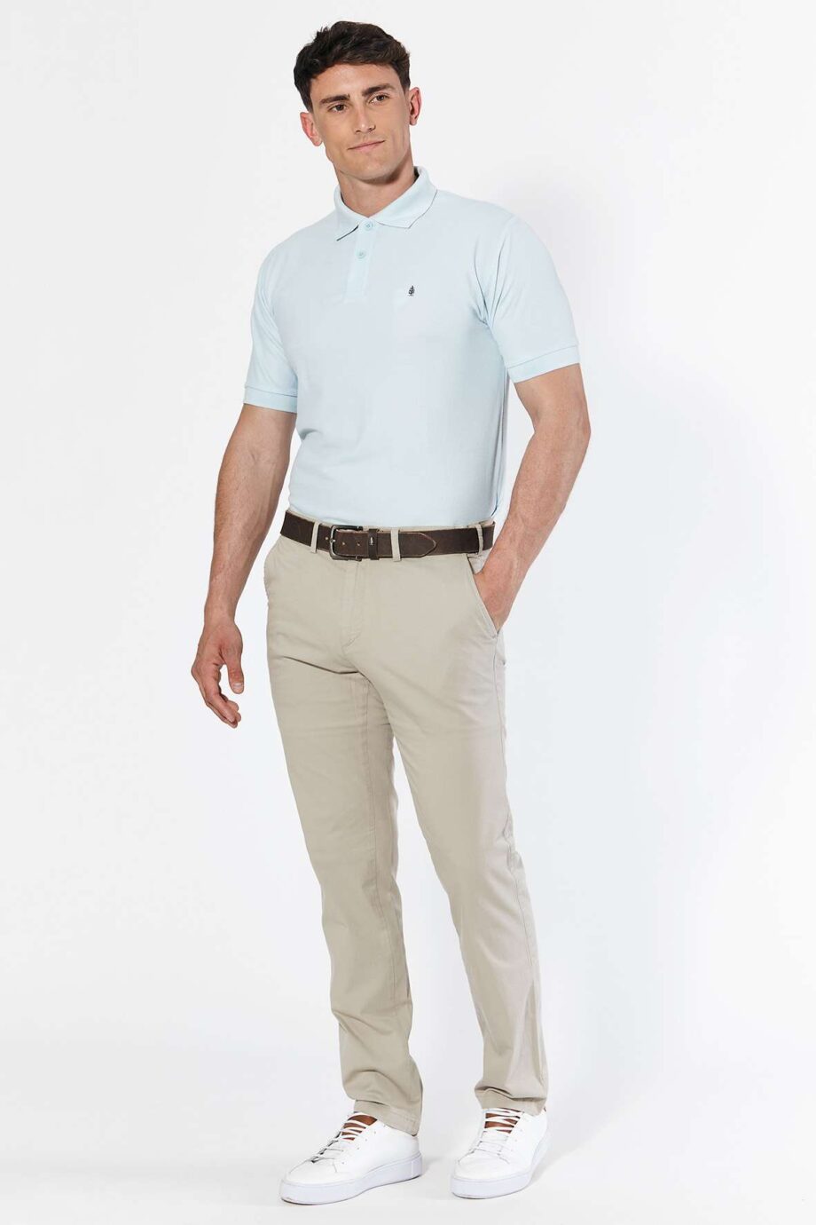 Polo de piqué liso