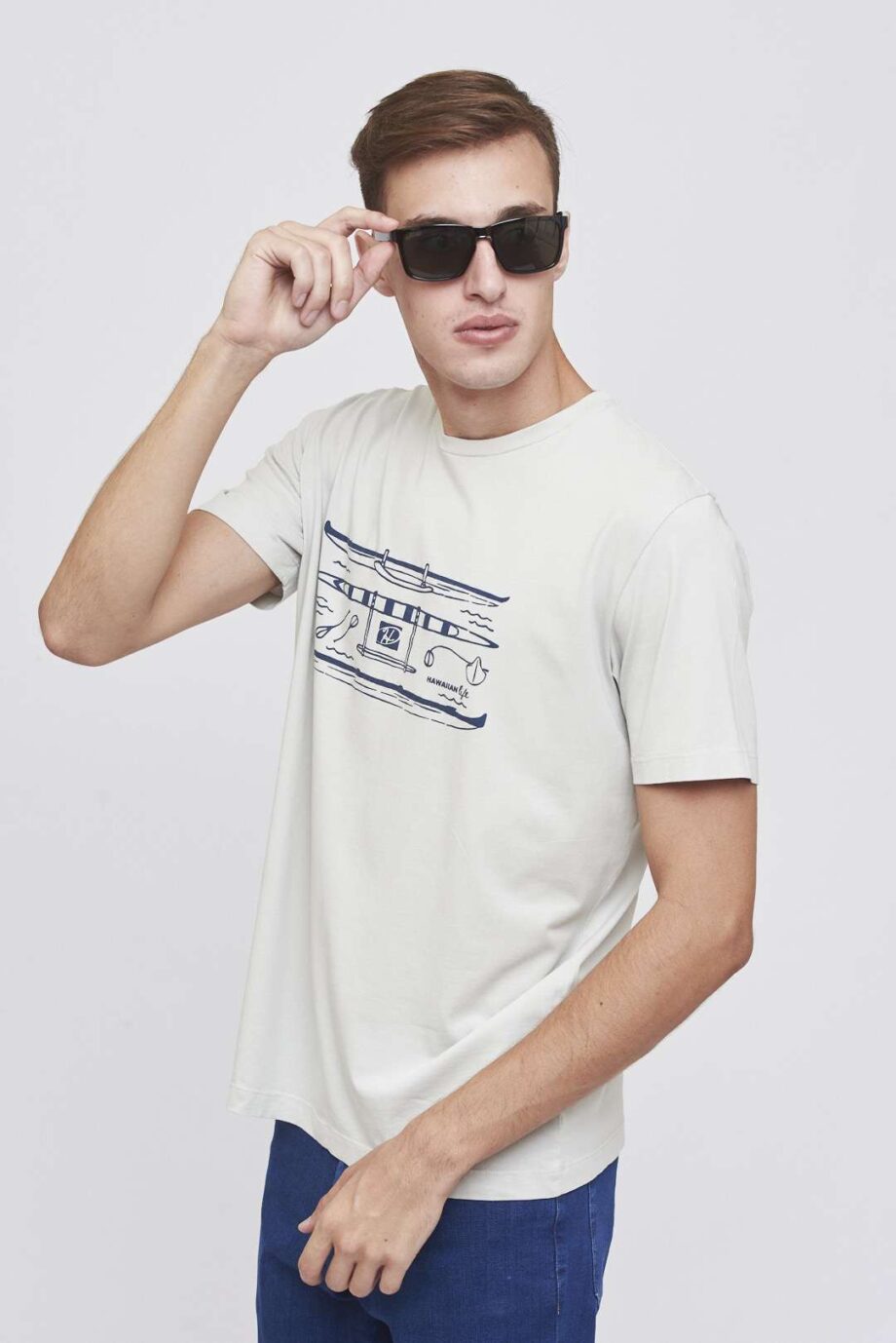 Remera pima "hawaiian"