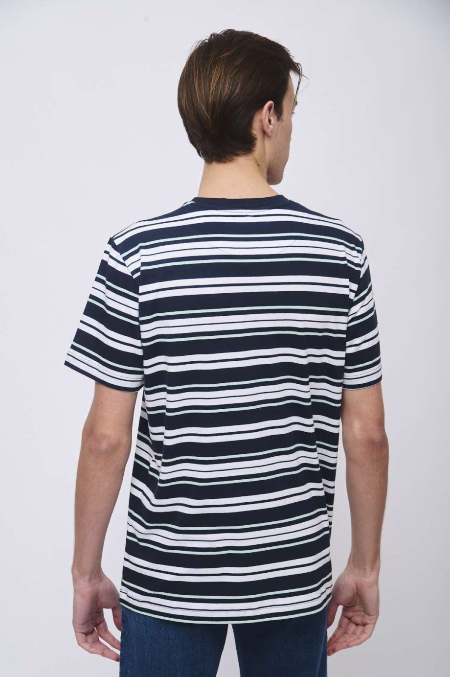 Remera rayada de jersey