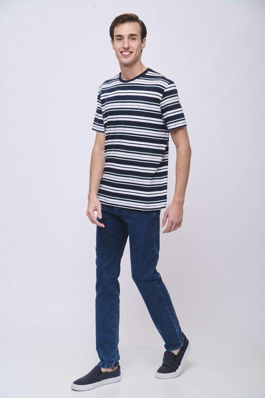 Remera rayada de jersey