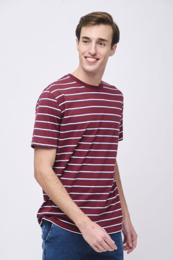 Remera rayada de jersey