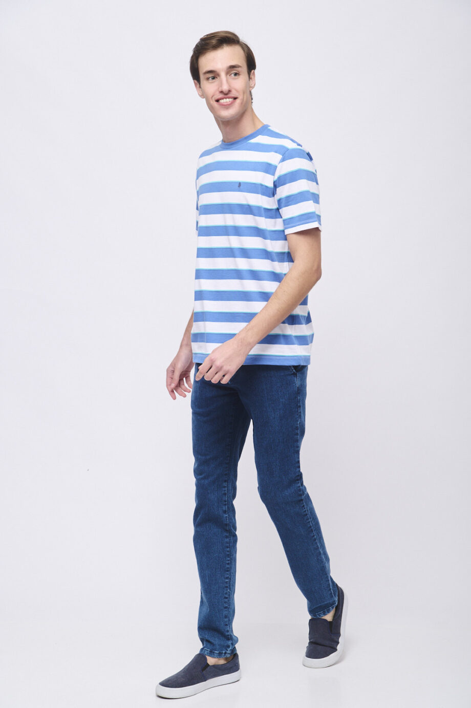 Remera rayada de jersey