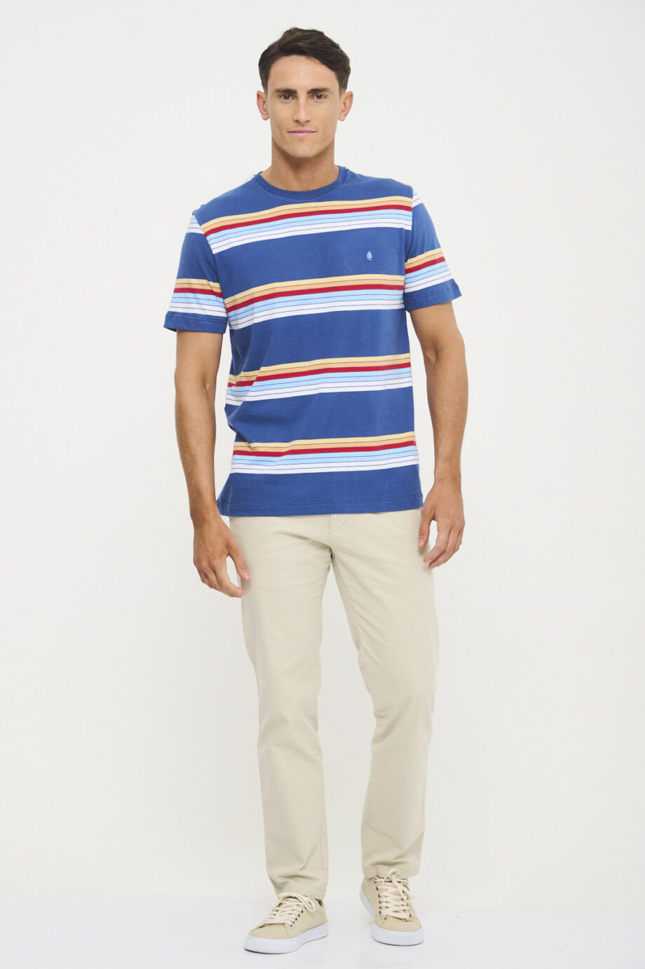 Remera rayada de jersey