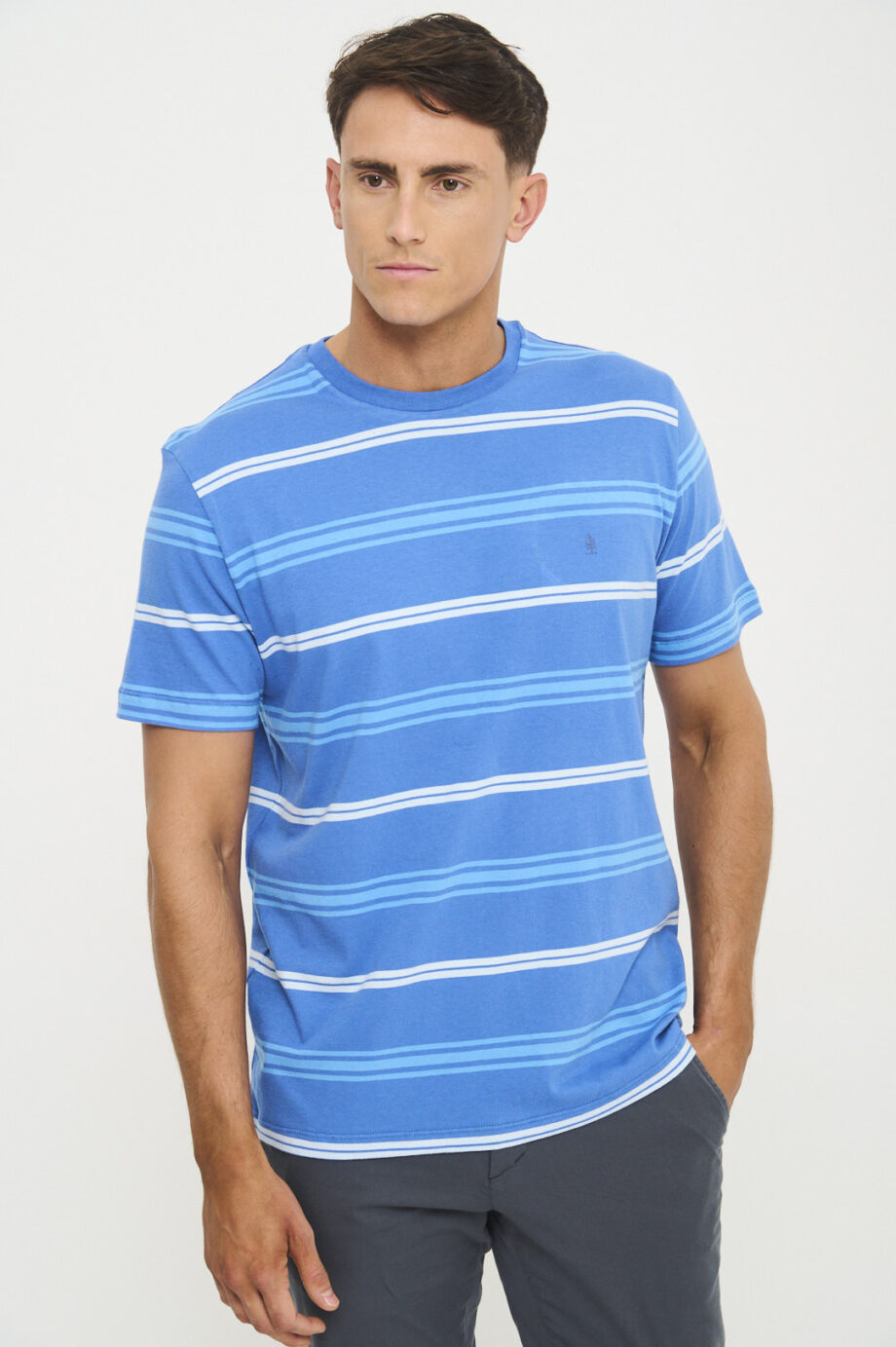 Remera rayada de jersey