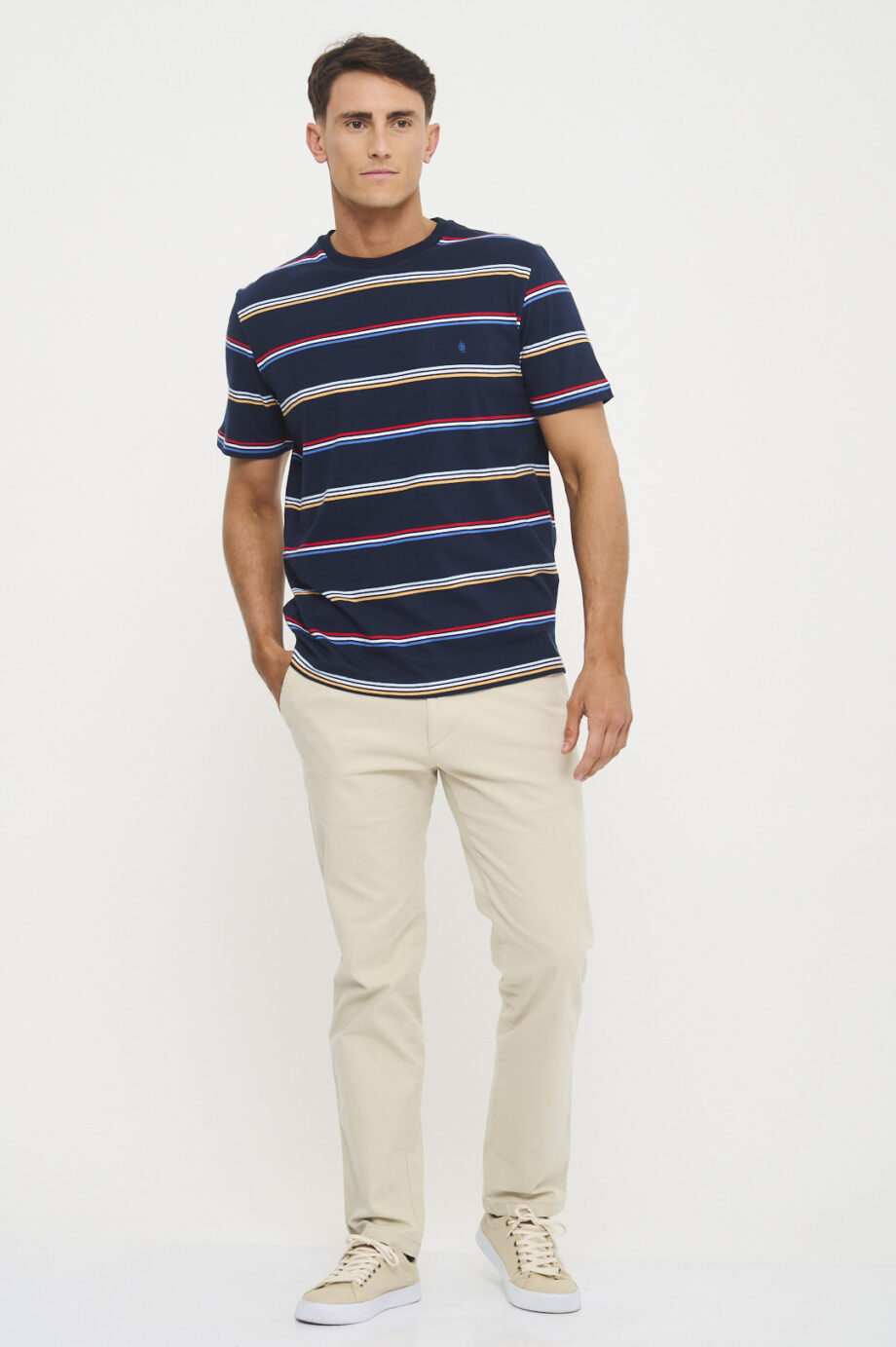 Remera rayada de jersey