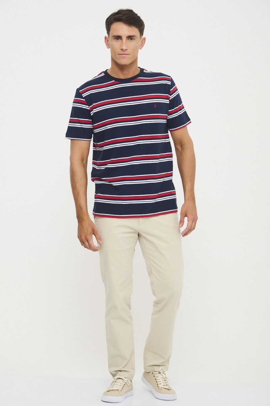 Remera rayada de jersey