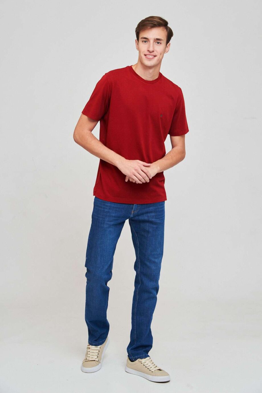 Remera de jersey liso