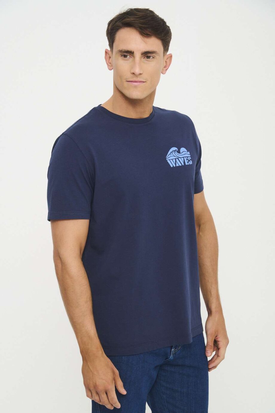 Remera waves de pima peruano