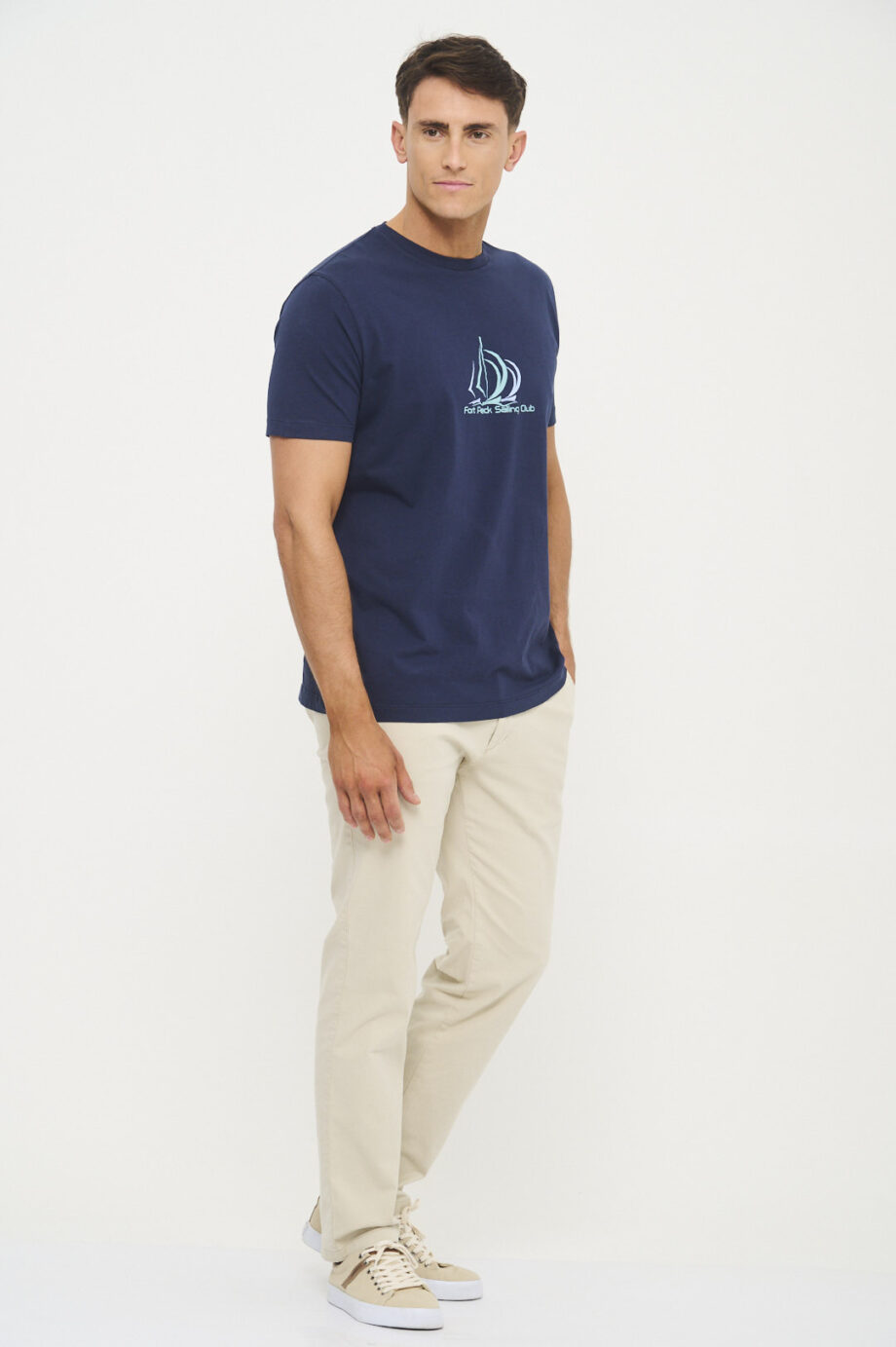 Remera fort peck sailing de pima peruano
