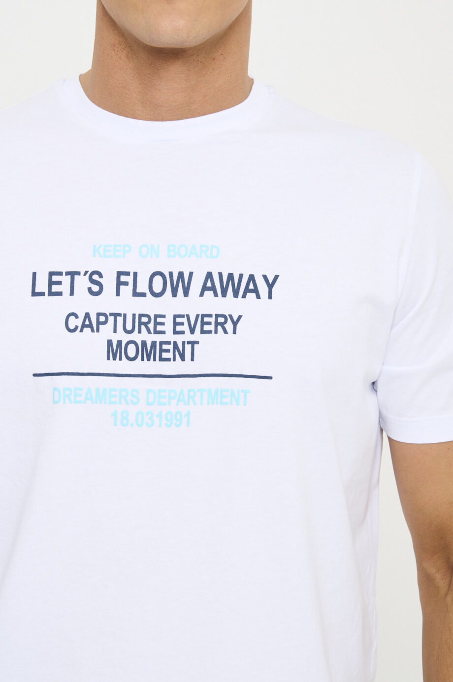 Remera lets flow away de pima peruano