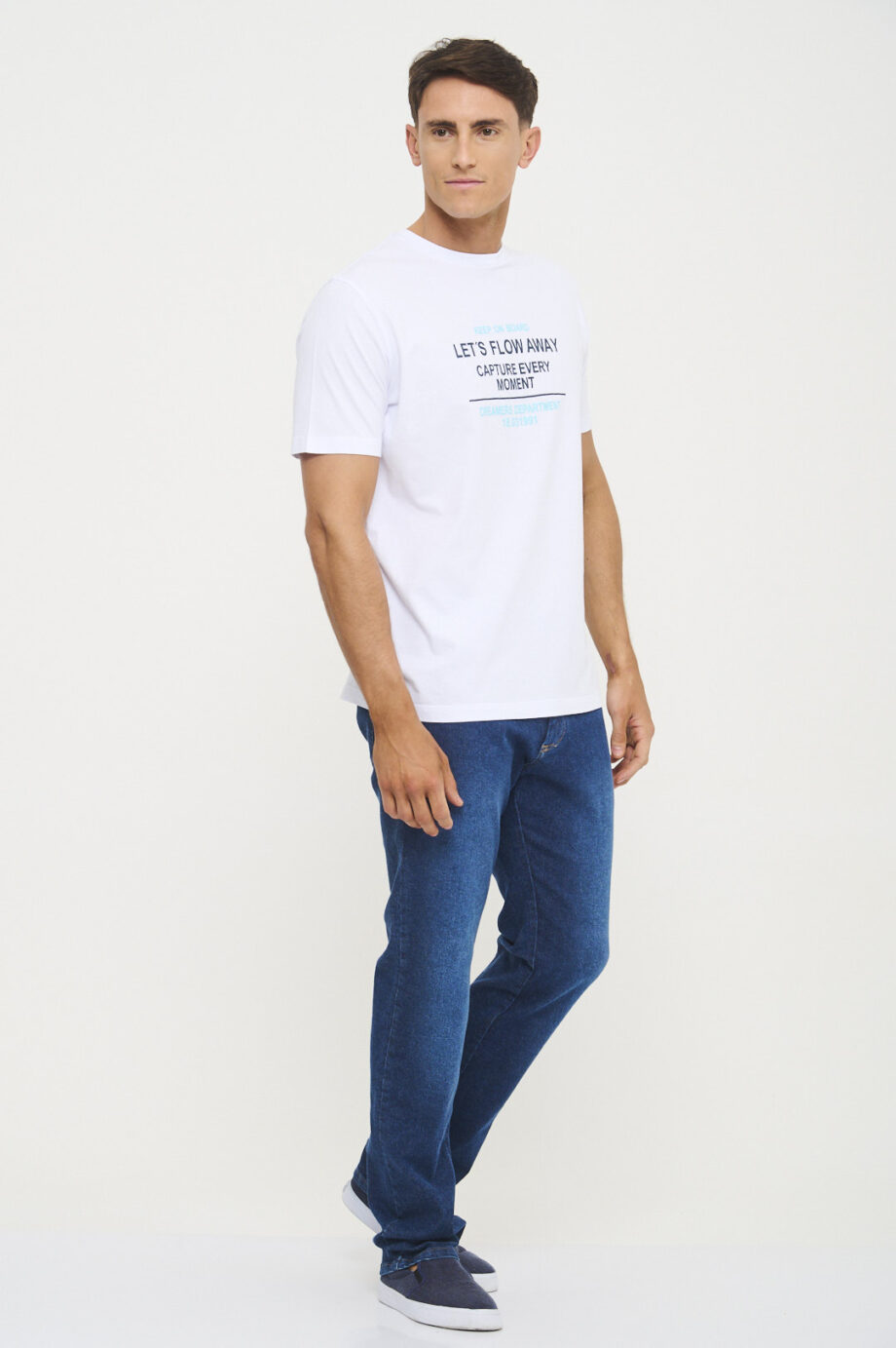 Remera lets flow away de pima peruano