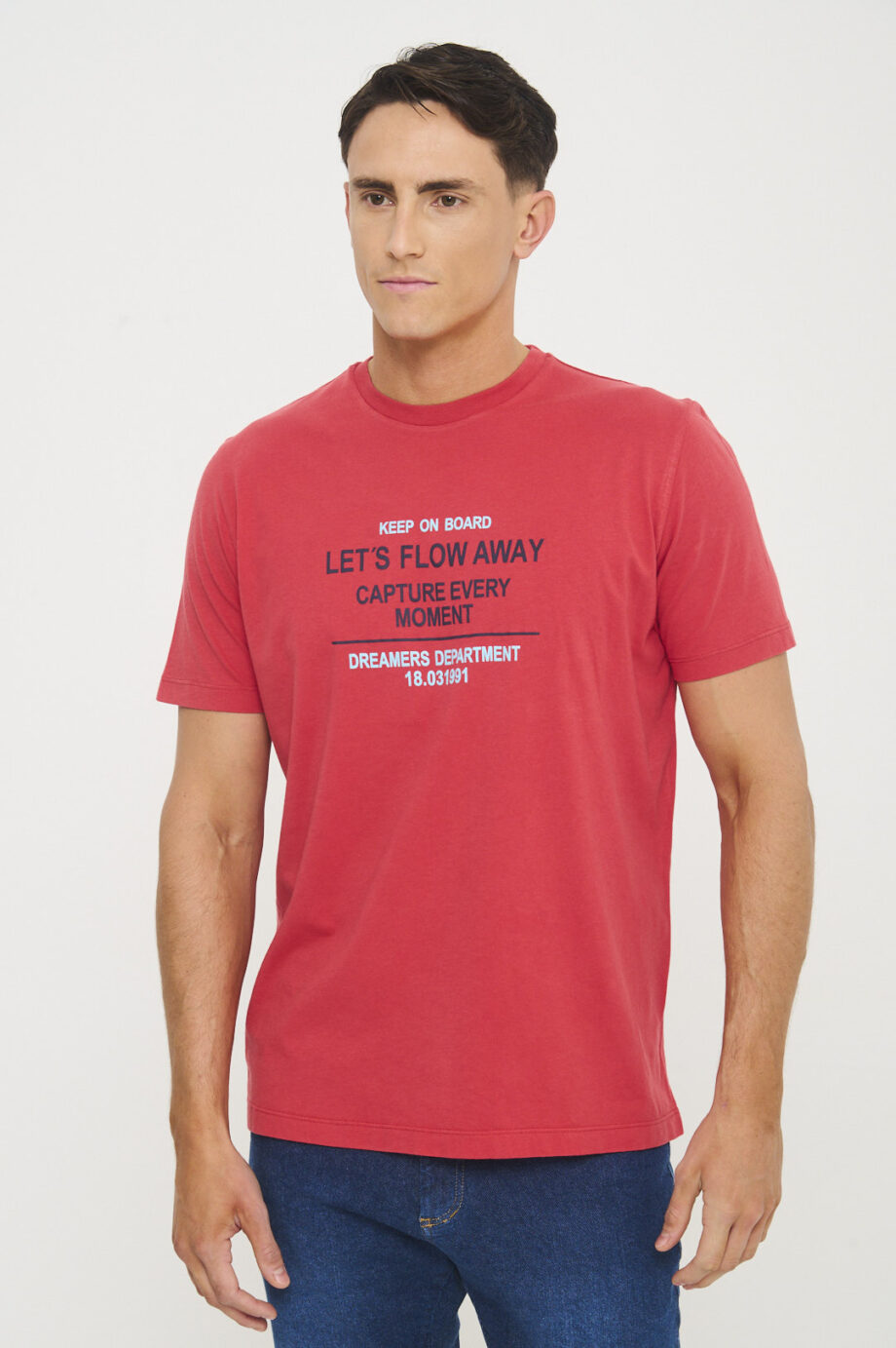 Remera lets flow away de pima peruano