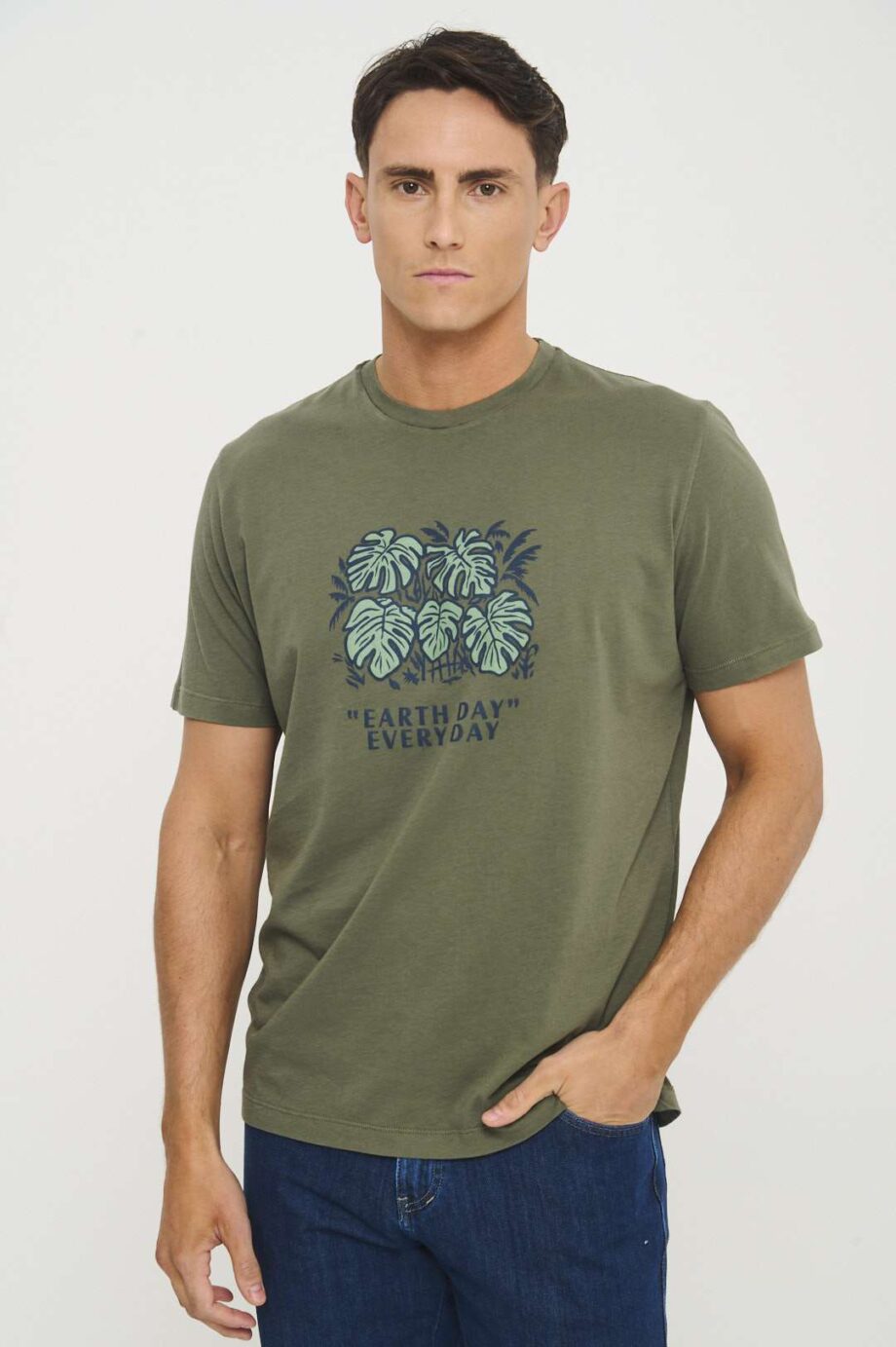 Remera earth day de pima peruano