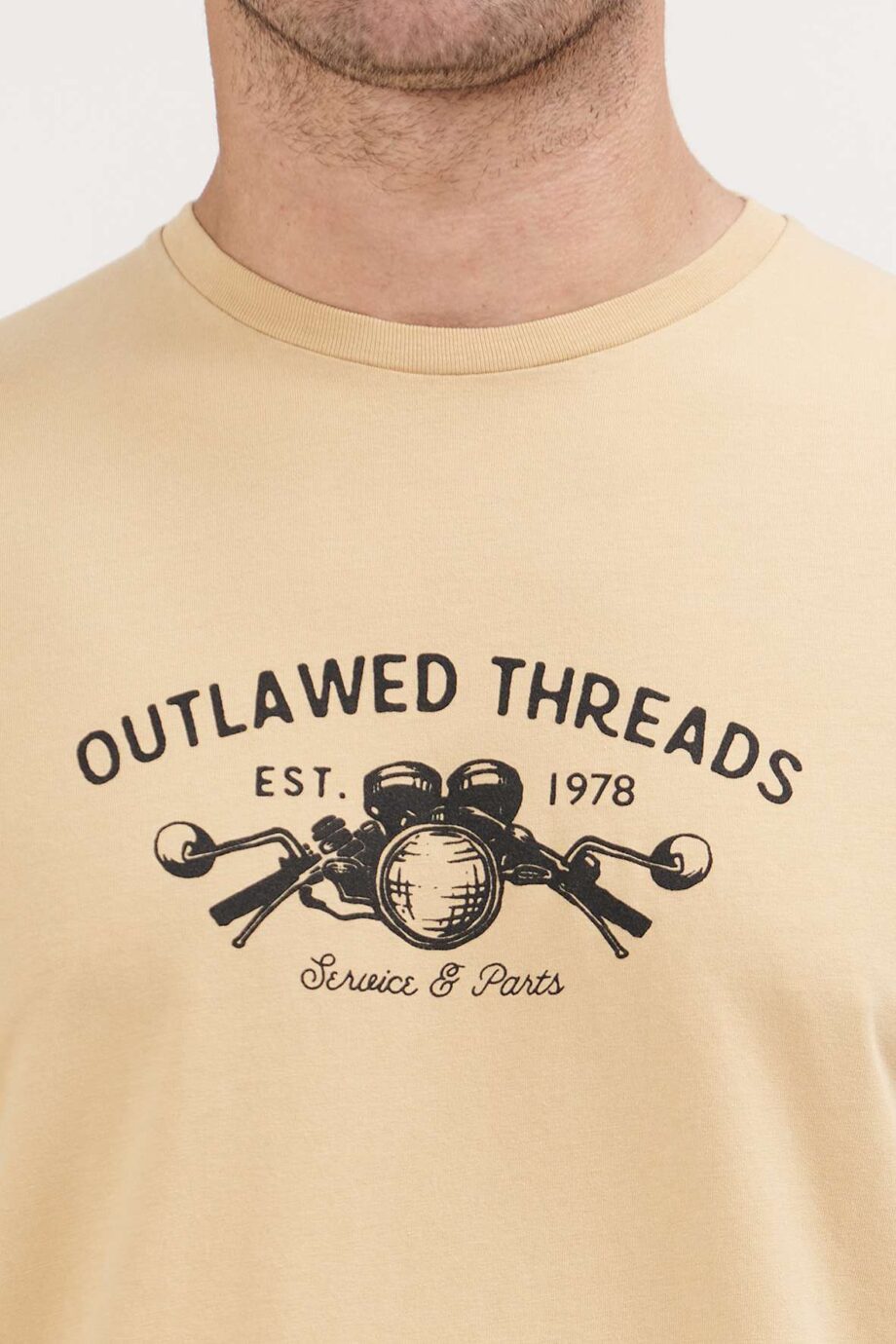 Remera de jersey outlawed threads