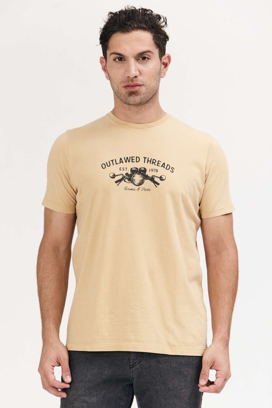 Remera de jersey outlawed threads