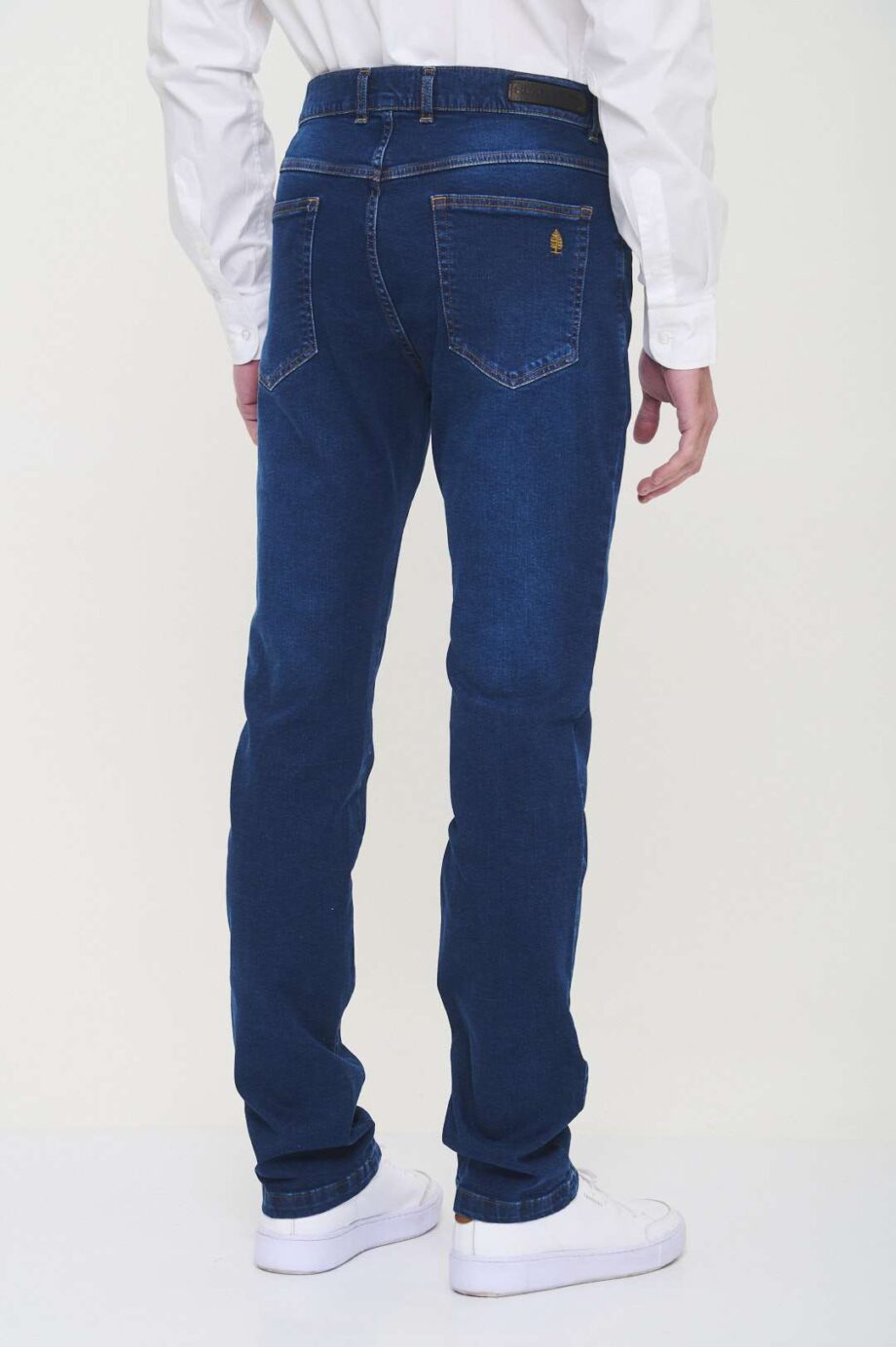 jean regular fit gastado