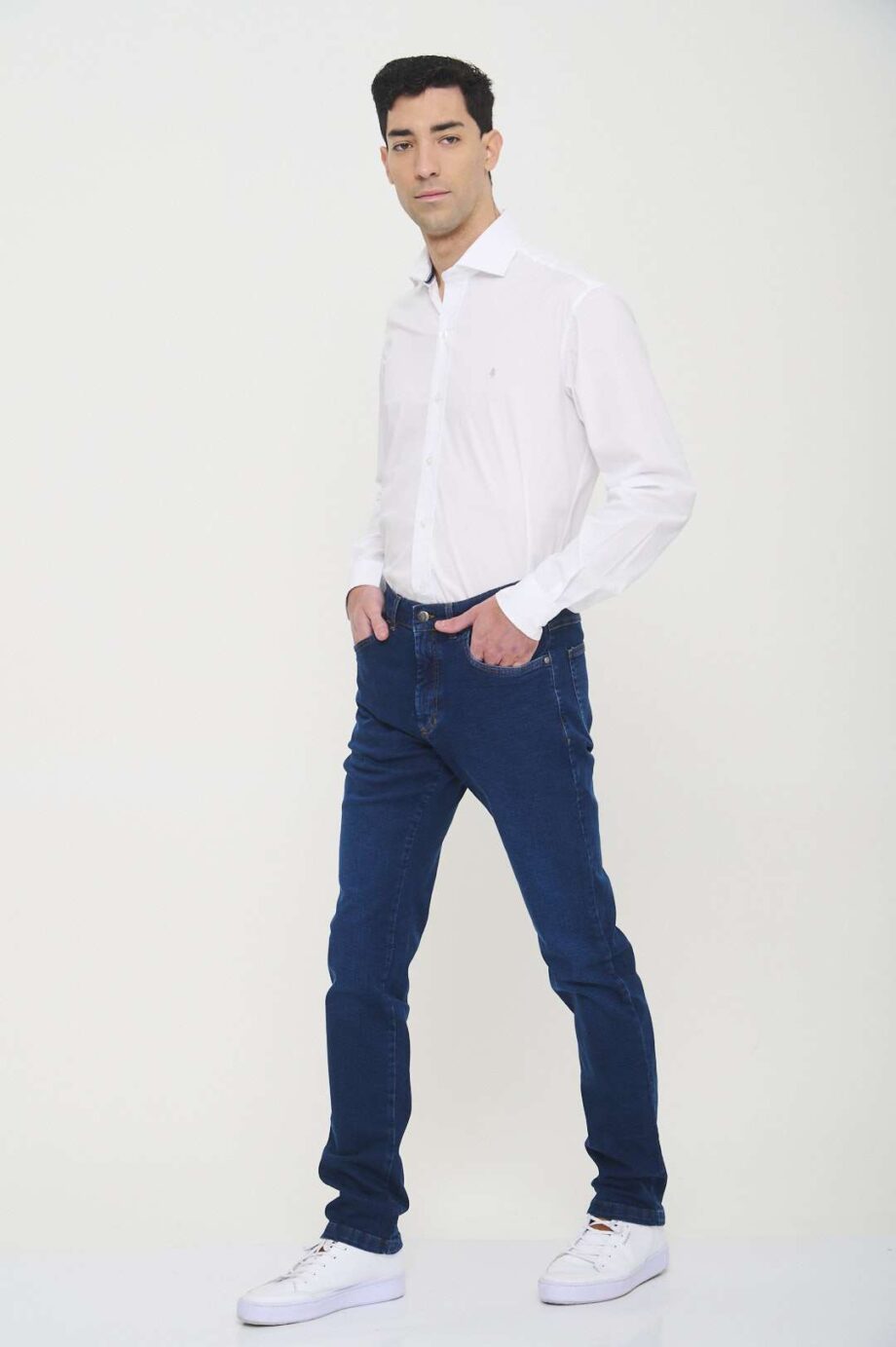 jean regular fit gastado