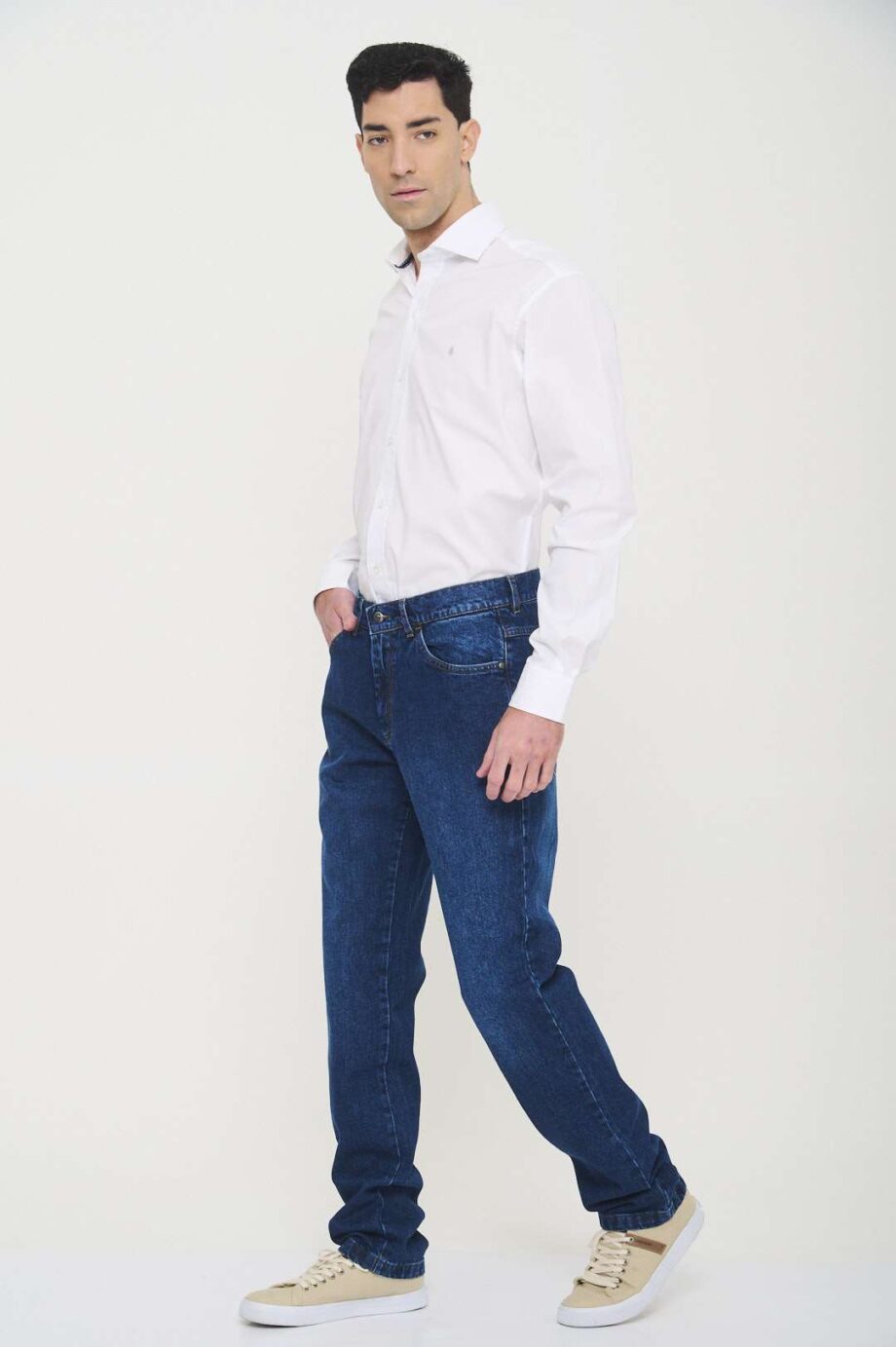 Jean regular fit desaprestado