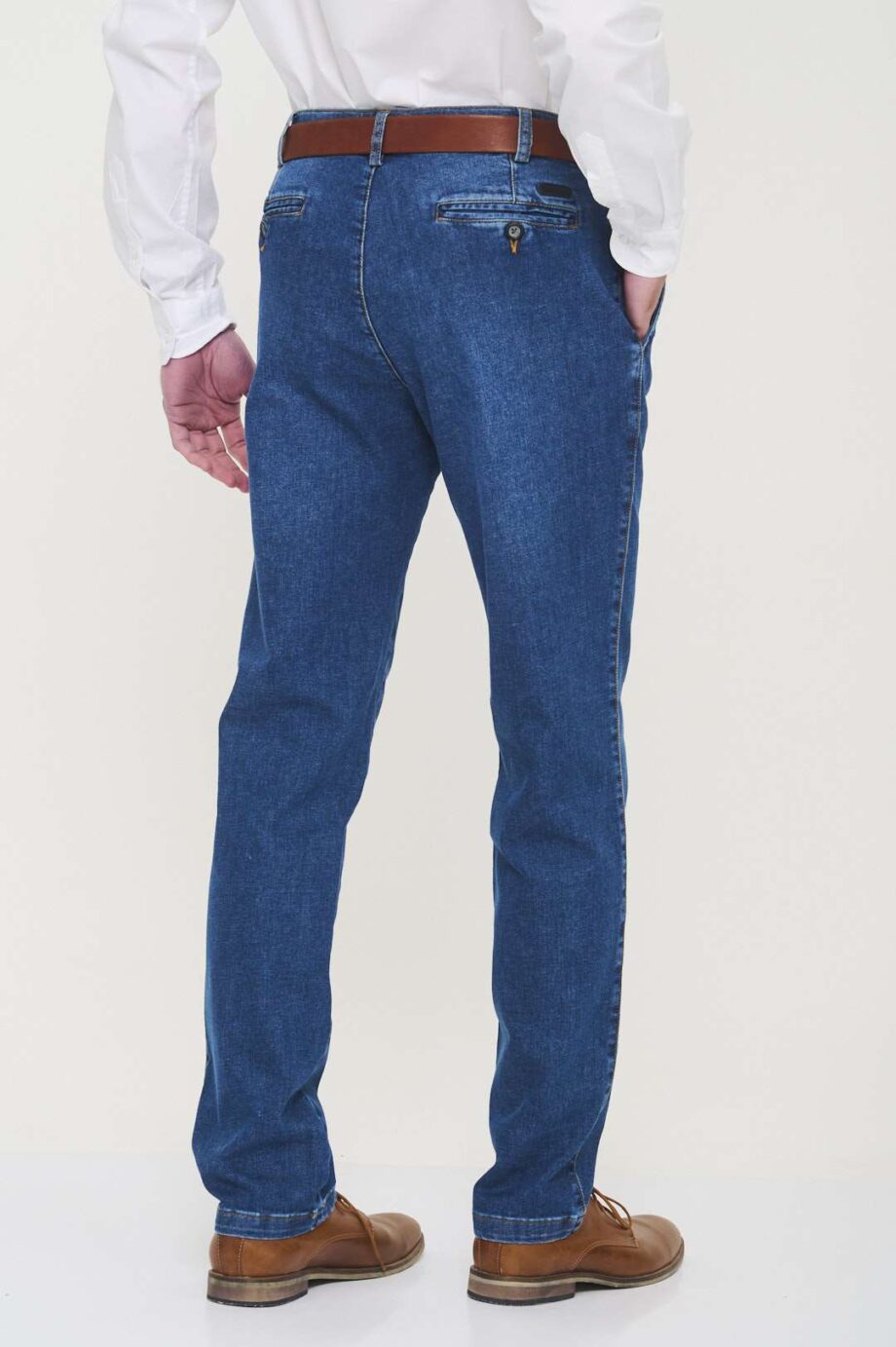 chino de jean gastado suave